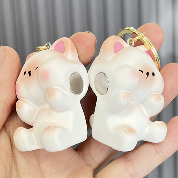 Πρωτότυπο μπρελόκ ζευγαριού Little Shark Pig Μικρό δώρο γουρούνι αψίδα λάχανο κινουμένων σχεδίων μπρελόκ κορίτσι τσάντα κρεμαστό κόσμημα