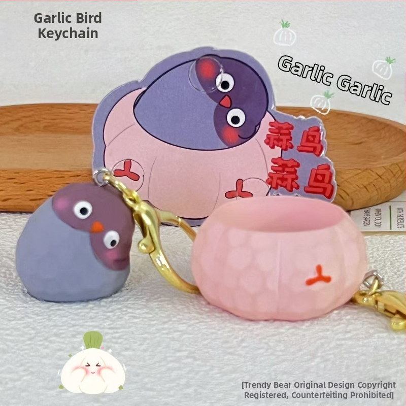 Originalni privjesak za ključeve za par s malim morskim psima, mali poklon, privjesak za ključeve s kupusom i crtanim motivom svinje, djevojačka torba