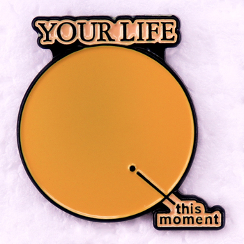 Tavo gyvenimo ir šios akimirkos sagės psichinės sveikatos aksesuarų ženklelis