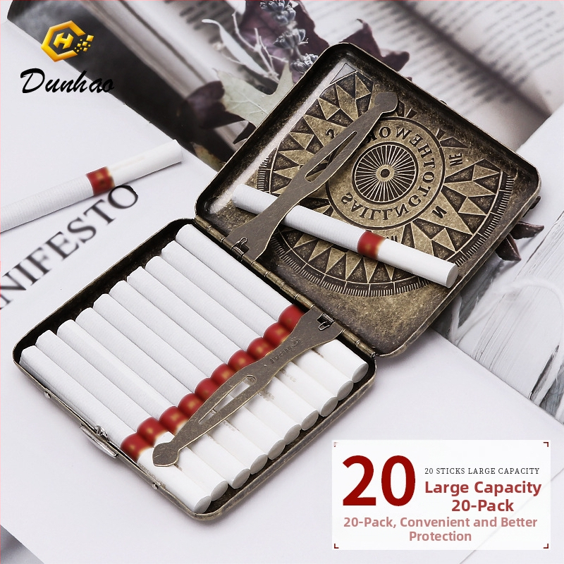 Nové bronzové kondenzované kvety, 20 kusov, kovové puzdro na cigarety z čistej medi, vyklápacia krabička, darčeková krabička, vyrezávaný kvet, odolný voči tlaku, prachu a fajčeniu.