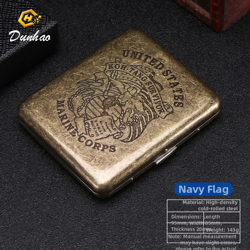 Uus pronksist kondenslillega 20 pakki metallist puhtast vasest sigaretiümbrist, klapiga kinkekarbis, nikerdatud, nikerdatud lillega, rõhukindel, tolmukindel suitsetamiskomplekt