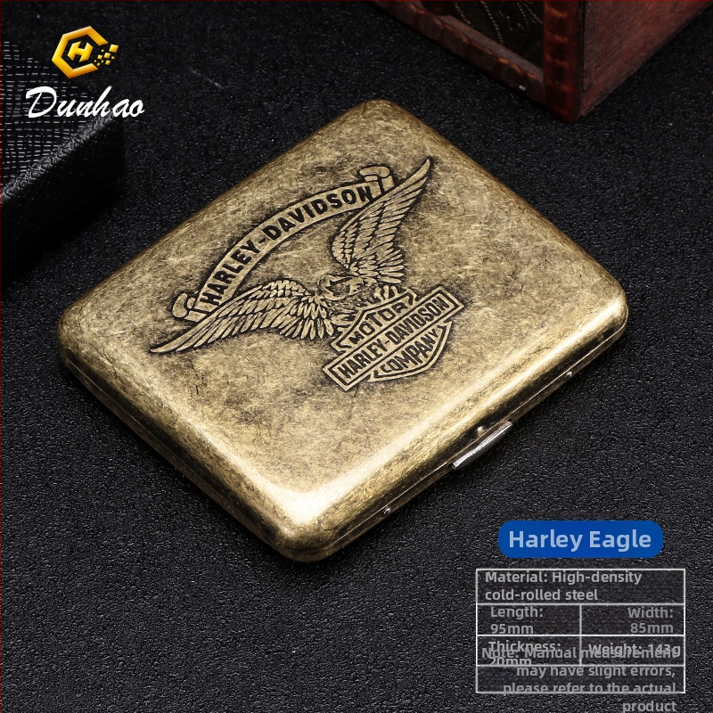 Uus pronksist kondenslillega 20 pakki metallist puhtast vasest sigaretiümbrist, klapiga kinkekarbis, nikerdatud, nikerdatud lillega, rõhukindel, tolmukindel suitsetamiskomplekt