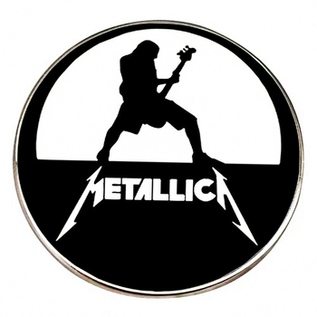 Broșă Metallica metal rock trupă Rapids Metal muzică pin insignă aliaj insignă accesorii