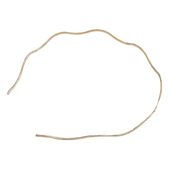 Νότια Κορέα στυλ κομψό μεταλλικό κύμα κορδέλα για τα μαλλιά κορίτσι γλυκό απλό βγαίνει all-match φουρκέτα κορδέλα για τα μαλλιά