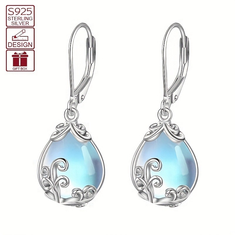 Eksplozije Mjesečev kamen Val Kap vode Privjesak Naušnice Europske i američke ženske naušnice na zalihi Tvorničke naušnice Prirodne kapi vode