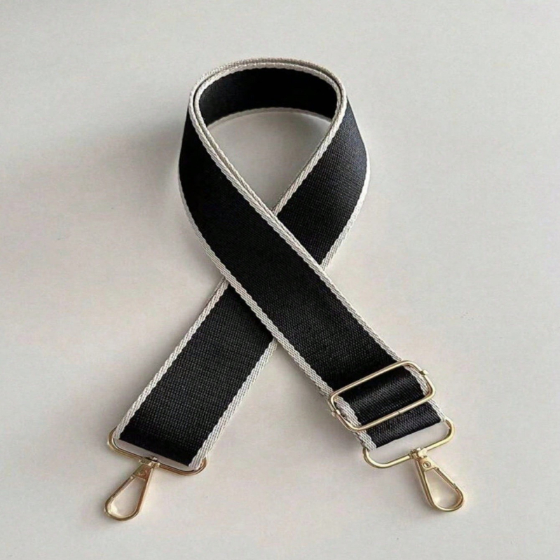 Didmeninė prekyba drobės plačiais pečių dirželiais krepšiui su pečių dirželiais, nauji, karštai parduodami krepšiui su praplatintais, 38 mm ilgio, spalvingais, reguliuojamais pečių dirželiais.