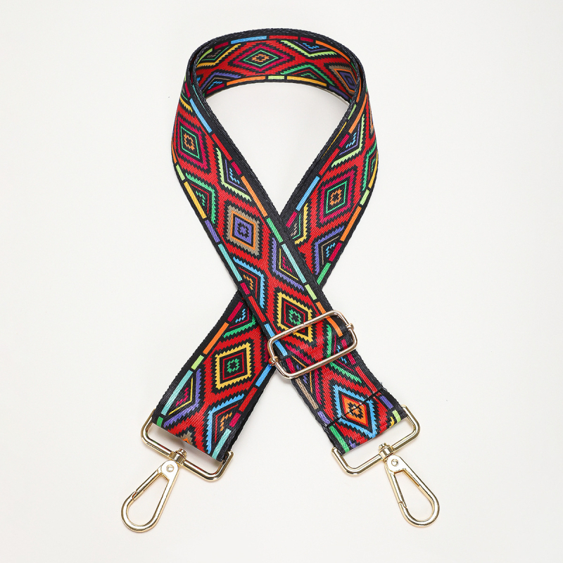 Didmeninė prekyba drobės plačiais pečių dirželiais krepšiui su pečių dirželiais, nauji, karštai parduodami krepšiui su praplatintais, 38 mm ilgio, spalvingais, reguliuojamais pečių dirželiais.