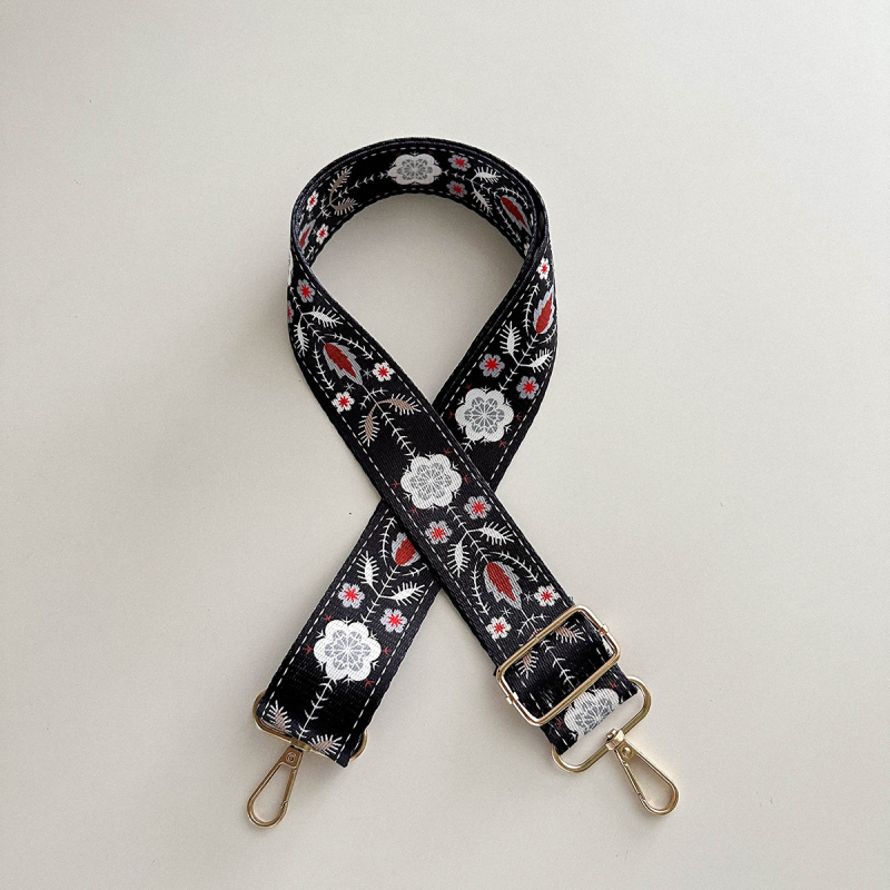 Didmeninė prekyba drobės plačiais pečių dirželiais krepšiui su pečių dirželiais, nauji, karštai parduodami krepšiui su praplatintais, 38 mm ilgio, spalvingais, reguliuojamais pečių dirželiais.