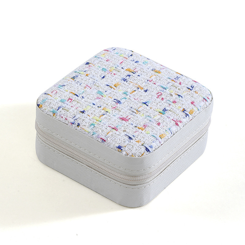 Producător Spot en-gros Depozitare simplă de călătorie Cutie portabilă de depozitare pentru bijuterii Cercei Inel Inel Cutie mică de bijuterii