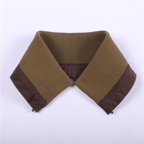 Vyriška vilnonė apykaklė drabužiams su spausdinta pūkine striuke, netikra apykakle, apsaugančia nuo purvo, unisex vilnonė apykaklė, vienspalvė, nuimama