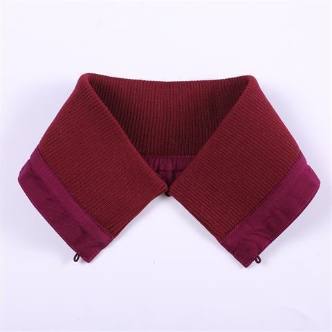 Vyriška vilnonė apykaklė drabužiams su spausdinta pūkine striuke, netikra apykakle, apsaugančia nuo purvo, unisex vilnonė apykaklė, vienspalvė, nuimama