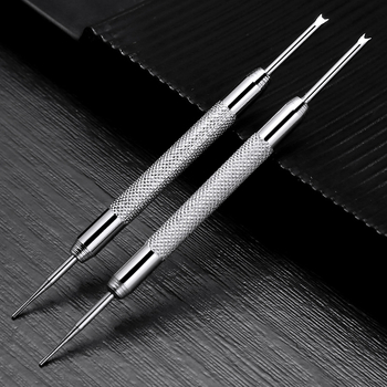 Kellaparandustööriistad Kahe otsaga vedrulatt Kellarihma eemaldamise ja lahtivõtmise tööriist Vedrulatt Kahvel Kellarihma terasrihma reguleerija