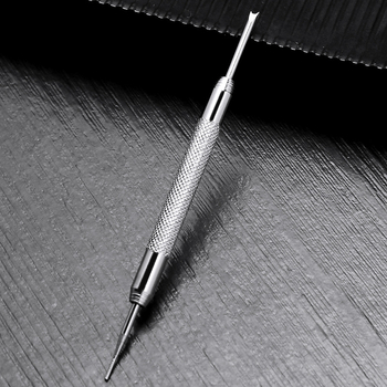 Kellaparandustööriistad Kahe otsaga vedrulatt Kellarihma eemaldamise ja lahtivõtmise tööriist Vedrulatt Kahvel Kellarihma terasrihma reguleerija