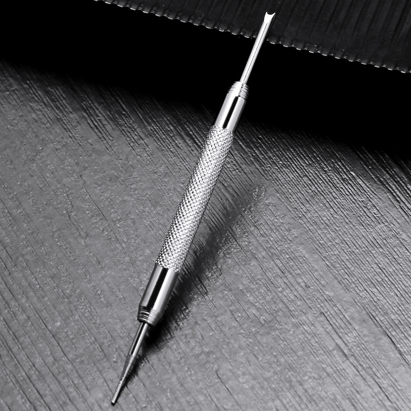 Kellaparandustööriistad Kahe otsaga vedrulatt Kellarihma eemaldamise ja lahtivõtmise tööriist Vedrulatt Kahvel Kellarihma terasrihma reguleerija