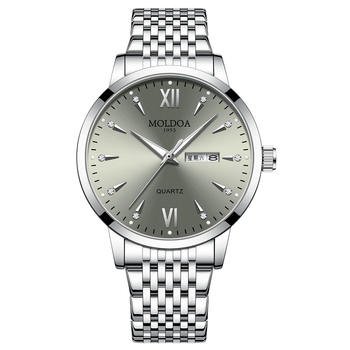 Ρολόι ανδρικό διασυνοριακό με διπλό ημερολόγιο, μηχανικό ρολόι, φωτεινό, αδιάβροχο, TikTok, γρήγορη παράδοση, μονοκόμματο, νέο