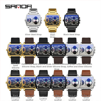 Meeste kõva tuulega käekell, kuummüük, kõrgekvaliteediline elektrooniline käekell, kolmekohaline ajanäidik, multifunktsionaalne elektrooniline käekell