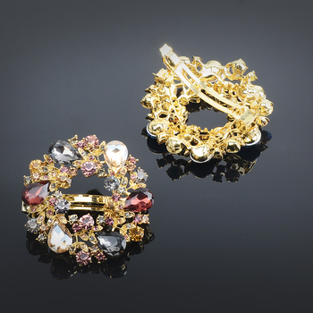 Lõuna-Korea vintage rhinestones vedruklamber lipsu ülaosaga klamber juukseaksessuaarid juukseklamber hobusesaba klamber naiste juuksenõel täiskasvanute peakate