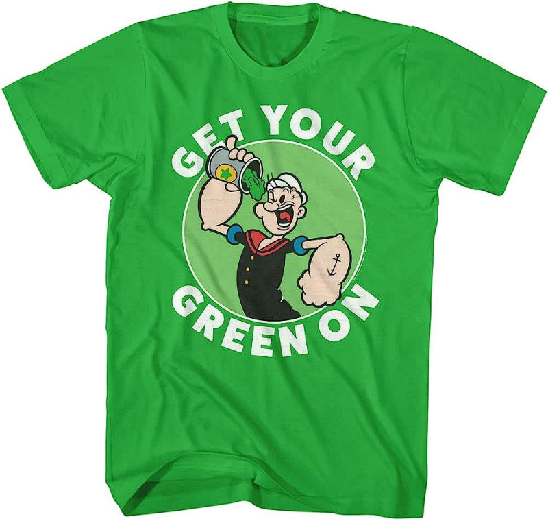 Nauji vyriški ir moteriški vasariniai medvilniniai 2023 m. visų rungtynių porų marškinėliai trumpomis rankovėmis „Popeye the Sailor“