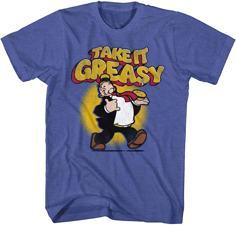 Nauji vyriški ir moteriški vasariniai medvilniniai 2023 m. visų rungtynių porų marškinėliai trumpomis rankovėmis „Popeye the Sailor“