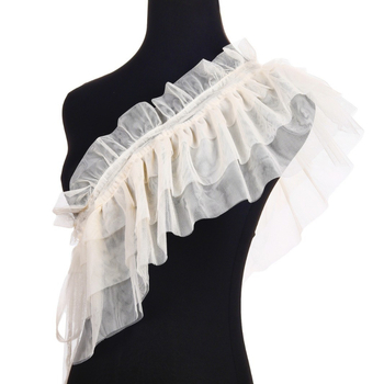 Διασυνοριακό Φουσκωτό Σάλι με Ψεύτικο Κολάρο Ιαπωνικά και Κορεατικά Κινούμενα Σχέδια Αξεσουάρ Μασκάρεμα Χιαστί Καλωσόρισμα Ζώνη Στηρίγματα