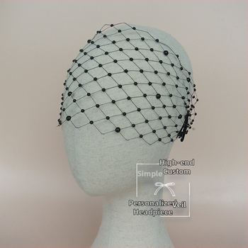 Ευρωπαϊκό και αμερικανικό ρετρό λευκό μαργαριτάρι νυφικό πέπλο δεξιώσεων πάρτι πάρτι φουρκέτα ματιών μόδα αξεσουάρ μαλλιών εξαγωγή