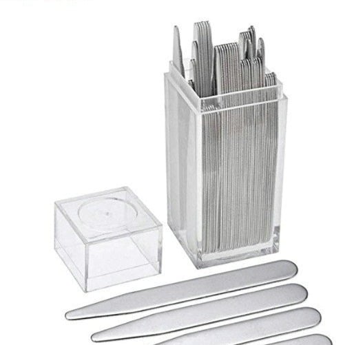 Aukštos kokybės antkaklio dalis, 40 dalių, nerūdijančio plieno antkaklis, dėžutėje supakuota antkaklio dalis, gamyklinė išparduotuvė