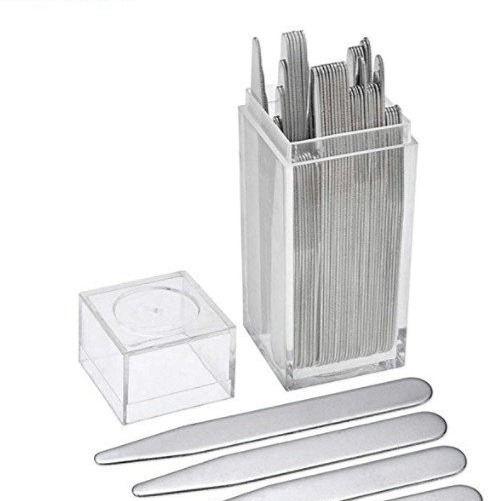 Висококачествена яка 40 броя, яка от неръждаема стомана, яка в кутия, фабричен аутлет