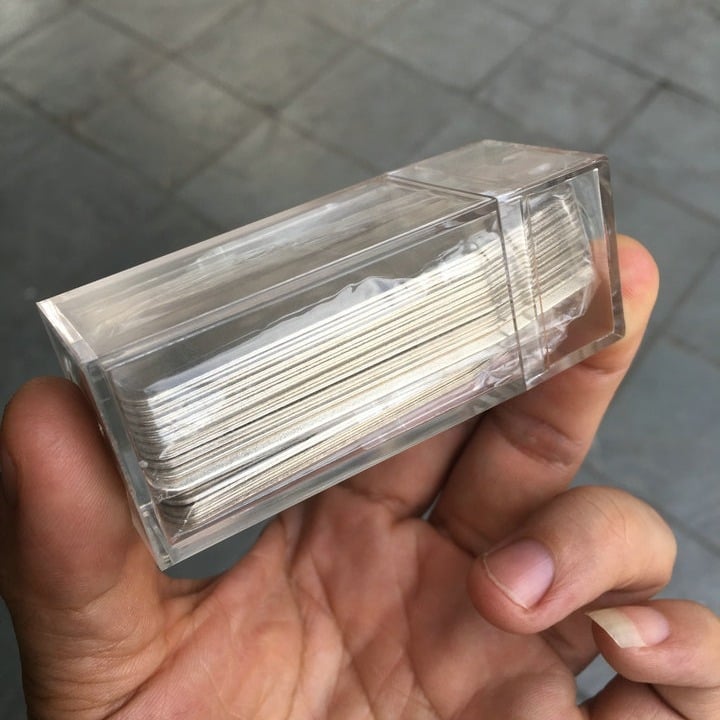 Висококачествена яка 40 броя, яка от неръждаема стомана, яка в кутия, фабричен аутлет