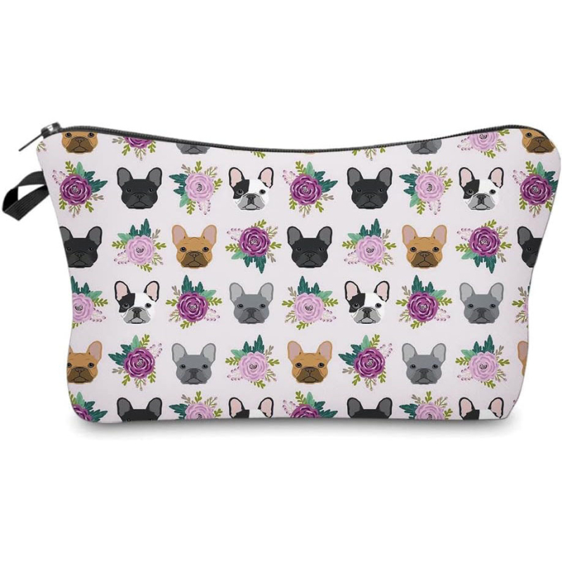 Amazon Hot Selling Σφουγγάρι Επένδυση Τυπωμένη Καλλυντική Τσάντα Καλλυντικών Κοσμημάτων Τσάντα Αποθήκευσης Χειρός Κέρματα Πορτοφόλι