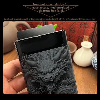 Μεσαία θήκη τσιγάρων χειρός τσιγάρου Classic για άνδρες, δημιουργική αυτόματη συσκευασία 20 εξαιρετικά λεπτών τσιγάρων, δώρο γενεθλίων