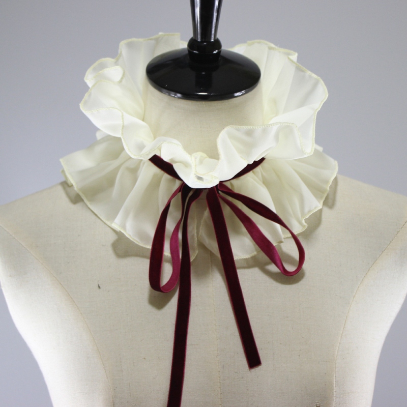 Tarptautinis šviežias šifono šalikas „Palace Raff“ apykaklė rudens ir žiemos dekoratyvinė dirbtinė apykaklė iš „Amazon“ Japonijos ir Pietų Korėjos