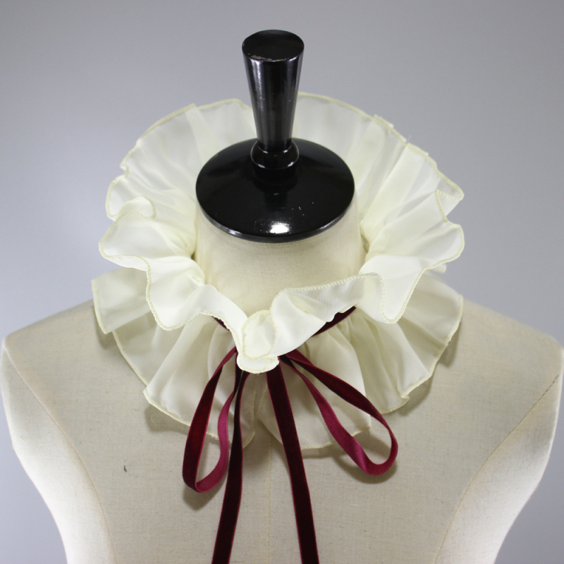 Tarptautinis šviežias šifono šalikas „Palace Raff“ apykaklė rudens ir žiemos dekoratyvinė dirbtinė apykaklė iš „Amazon“ Japonijos ir Pietų Korėjos