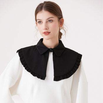 Αξεσουάρ σάλι με διασυνοριακό γαλλικό ρετρό καλογριών για το Cos, Amazon Halloween, κολάρο πουκάμισου με χαρακτήρα anime, ψεύτικο κολάρο