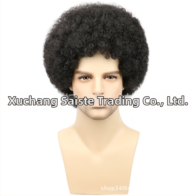 Väliskaubanduse piiriülene uus cosplay keemilisest kiust parukas peakate Metal Punk stiilis plahvatuslik väike rullpeakate