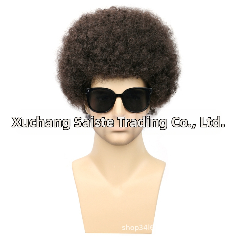 Väliskaubanduse piiriülene uus cosplay keemilisest kiust parukas peakate Metal Punk stiilis plahvatuslik väike rullpeakate