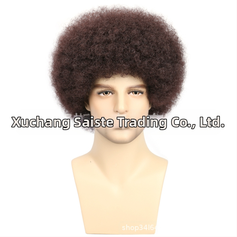 Väliskaubanduse piiriülene uus cosplay keemilisest kiust parukas peakate Metal Punk stiilis plahvatuslik väike rullpeakate