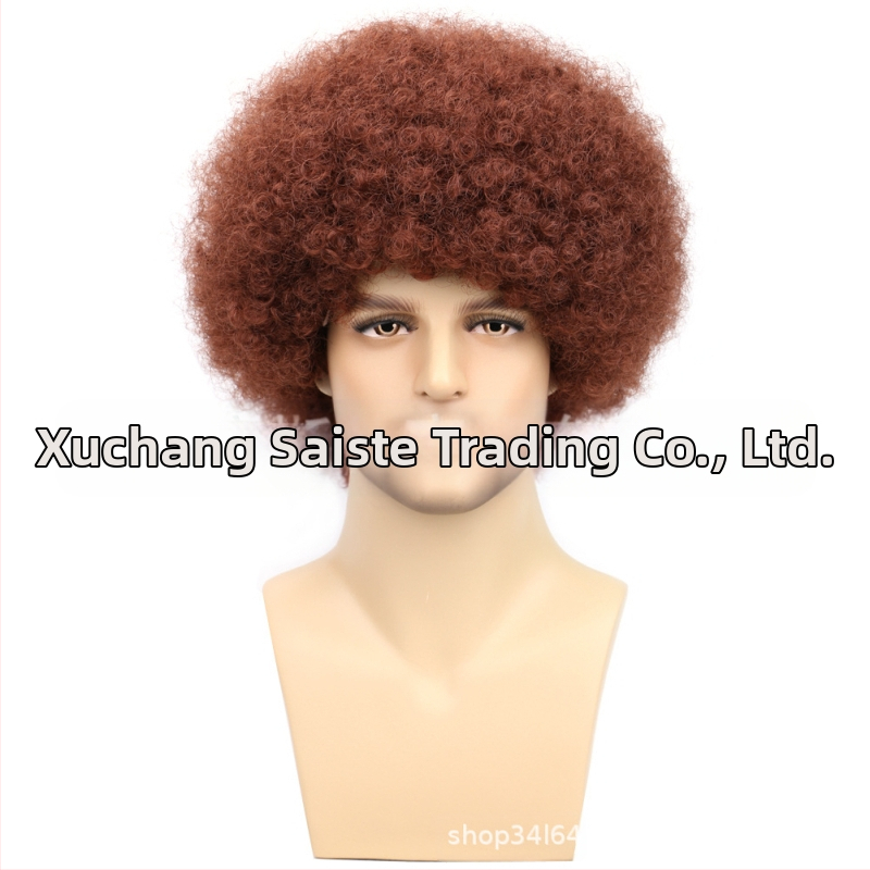 Väliskaubanduse piiriülene uus cosplay keemilisest kiust parukas peakate Metal Punk stiilis plahvatuslik väike rullpeakate