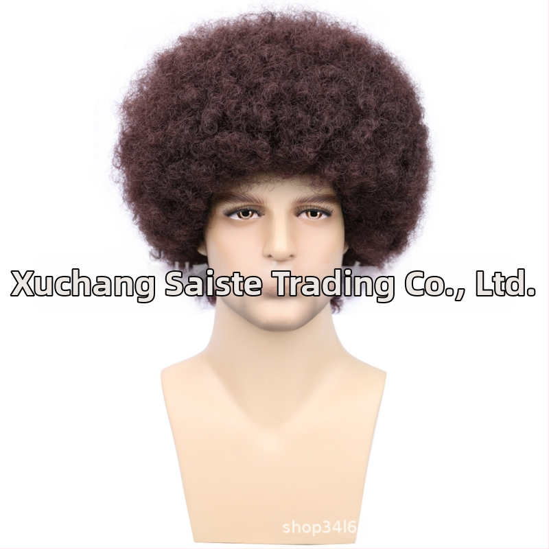 Väliskaubanduse piiriülene uus cosplay keemilisest kiust parukas peakate Metal Punk stiilis plahvatuslik väike rullpeakate