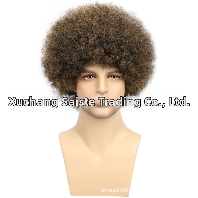 Väliskaubanduse piiriülene uus cosplay keemilisest kiust parukas peakate Metal Punk stiilis plahvatuslik väike rullpeakate