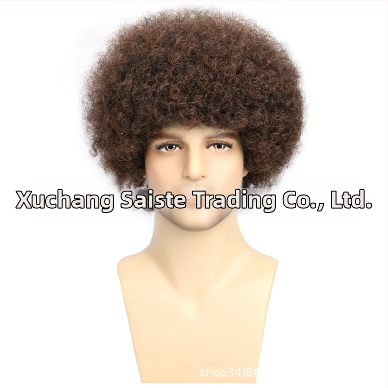 Väliskaubanduse piiriülene uus cosplay keemilisest kiust parukas peakate Metal Punk stiilis plahvatuslik väike rullpeakate