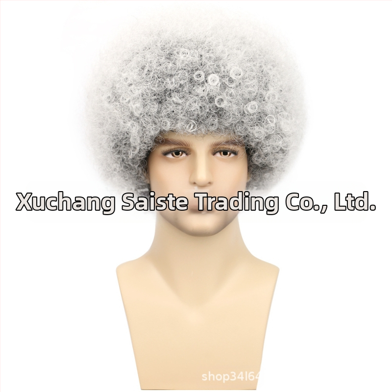 Väliskaubanduse piiriülene uus cosplay keemilisest kiust parukas peakate Metal Punk stiilis plahvatuslik väike rullpeakate