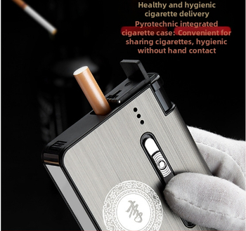 Focus 026A10 Πακέτο Αυτόματων Πυροτεχνημάτων Ενσωματωμένο Κουτί Τσιγάρου Φορητό Ανθεκτικό στην Υγρασία Ανθεκτικό στην Πίεση Κουτί Τσιγάρου Αναπτήρα