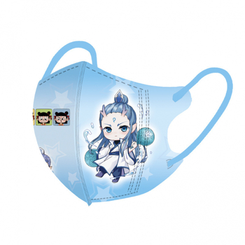 Νέα παιδική μάσκα Nezha Devil του 2025, κινούμενα σχέδια, ανεξάρτητη συσκευασία, εξαιρετικά υψηλής αξίας, αναπνεύσιμη, χαριτωμένη