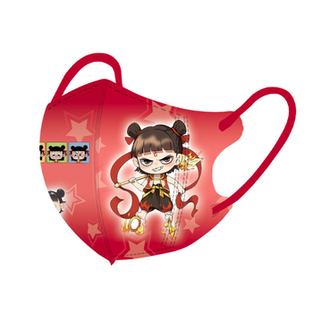Νέα παιδική μάσκα Nezha Devil του 2025, κινούμενα σχέδια, ανεξάρτητη συσκευασία, εξαιρετικά υψηλής αξίας, αναπνεύσιμη, χαριτωμένη