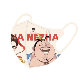 Νέα παιδική μάσκα Nezha Devil του 2025, κινούμενα σχέδια, ανεξάρτητη συσκευασία, εξαιρετικά υψηλής αξίας, αναπνεύσιμη, χαριτωμένη