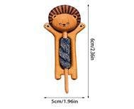 Nepriklausomos stoties nauja medinė megztinio sagė, žieminė mergaičių šaliko segtukas, gyvūnų sagė, medinė šaliko sagtis