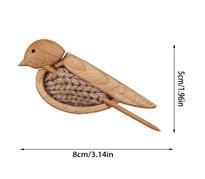 Nepriklausomos stoties nauja medinė megztinio sagė, žieminė mergaičių šaliko segtukas, gyvūnų sagė, medinė šaliko sagtis
