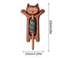 Nepriklausomos stoties nauja medinė megztinio sagė, žieminė mergaičių šaliko segtukas, gyvūnų sagė, medinė šaliko sagtis