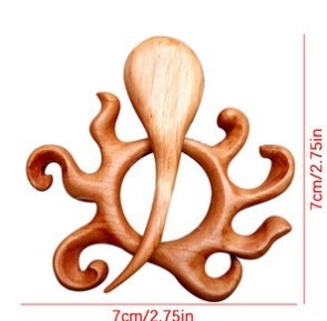 Nepriklausomos stoties nauja medinė megztinio sagė, žieminė mergaičių šaliko segtukas, gyvūnų sagė, medinė šaliko sagtis