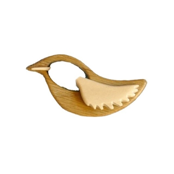 Nepriklausomos stoties nauja medinė megztinio sagė, žieminė mergaičių šaliko segtukas, gyvūnų sagė, medinė šaliko sagtis